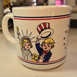 Campbell's Soup Salute America Patriotic Cartoon Mug